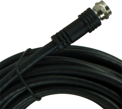 GE 25ft. RG6 Coaxial Cable, Black