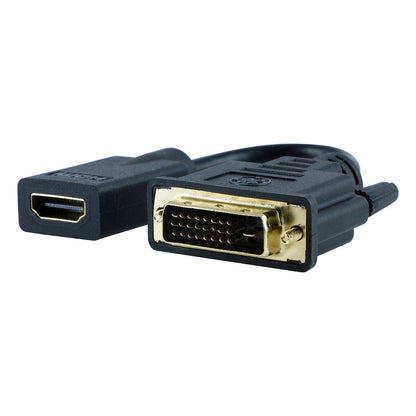 GE DVI to HDMI Adapter, Black