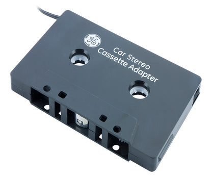 GE Car Stereo Cassette Adapter, Black