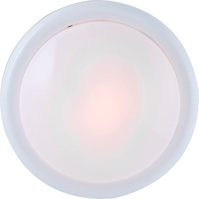 GE Battery Operated Round Tap Light, White