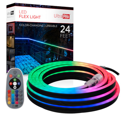 UltraPro Escape LED Flex Light, RGB, 24ft., Black