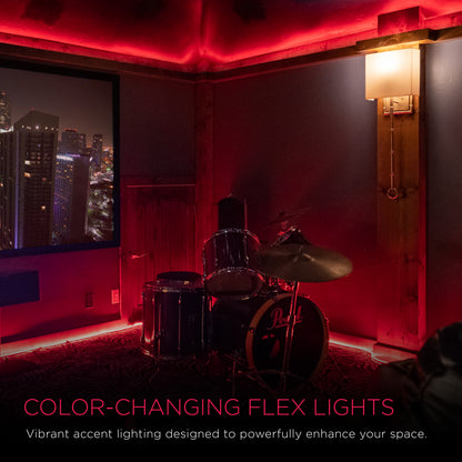 UltraPro Escape LED Flex Light, RGB, 24ft., Black