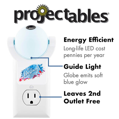 Projectables Disney Frozen II Light Sensing LED Night Light, White
