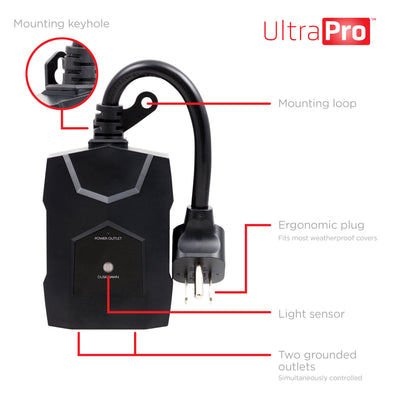 UltraPro Outdoor Light-Sensing Dusk-to-Dawn Timer