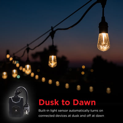 UltraPro Outdoor Light-Sensing Dusk-to-Dawn Timer