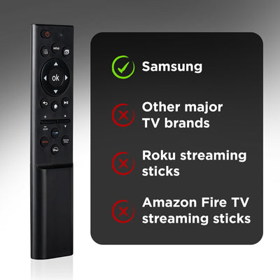 UltraPro Samsung Replacement Remote, Black