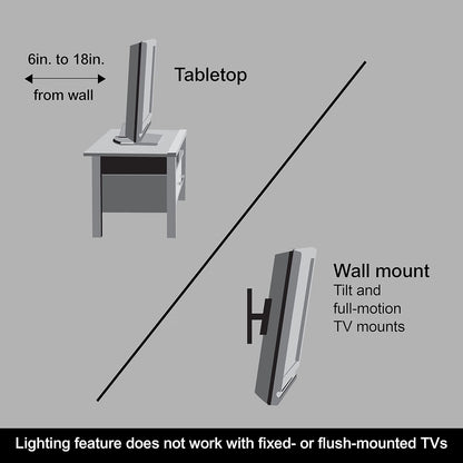 GE-branded Enlighten Color-Changing HD Antenna with LED Backlight