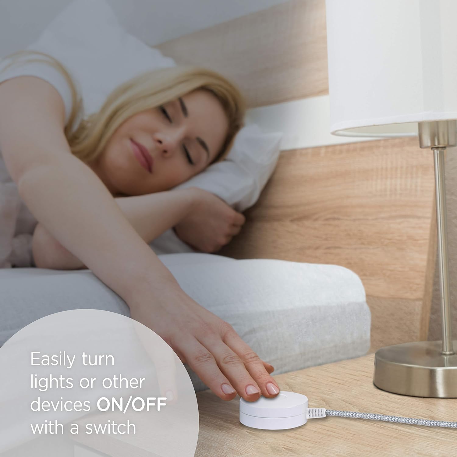 Cordinate Tabletop Switch with Braided Cord 2 pack