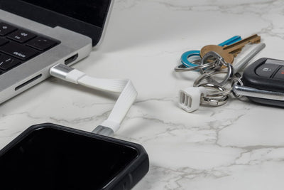 Philips USB-C Keychain Charging Cable, white