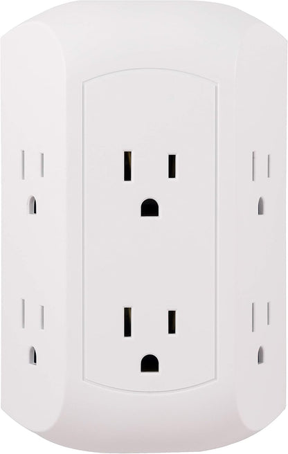 GE Pro Side-Access Surge Protector, White