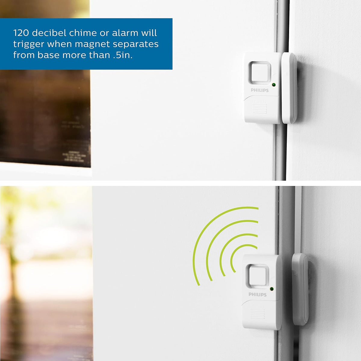 Philips Personal Security Window and Door Alarm, 10 Pack