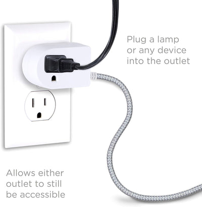 Cordinate Tabletop Switch with Braided Cord 2 pack