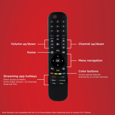 UltraPro LG Replacement Remote, Black