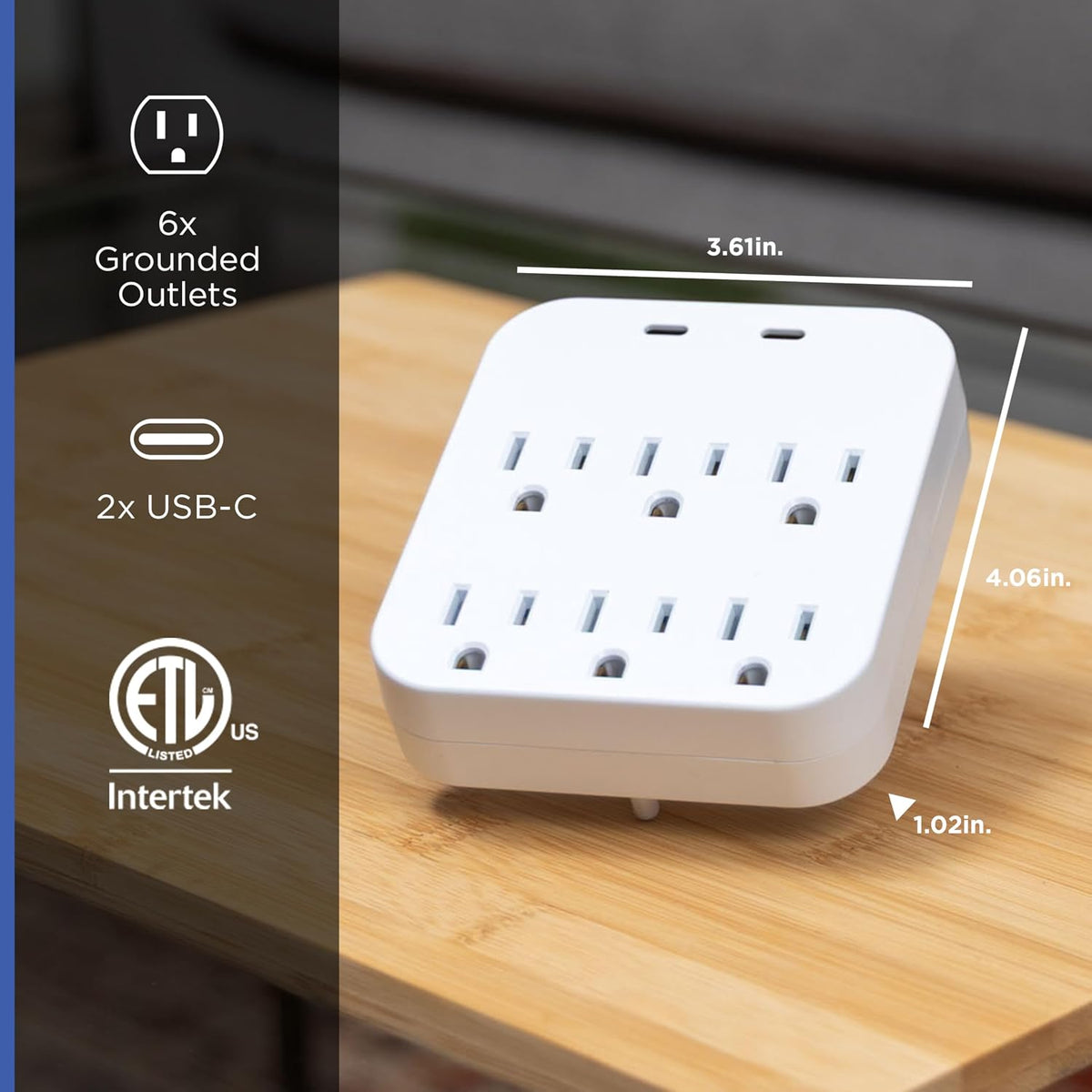 GE USB-Charging Wall Tap