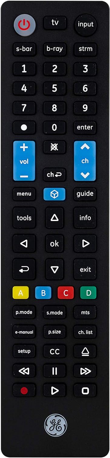 GE-branded UltraPro 4-Device Universal Replacement Samsung Remote+