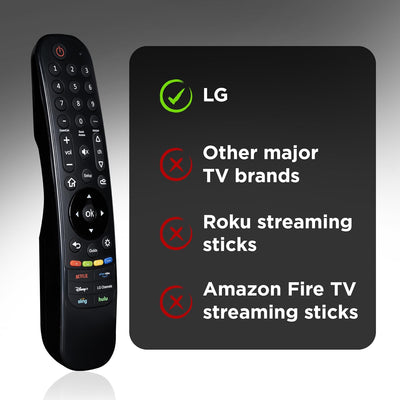UltraPro LG Replacement Remote, Black