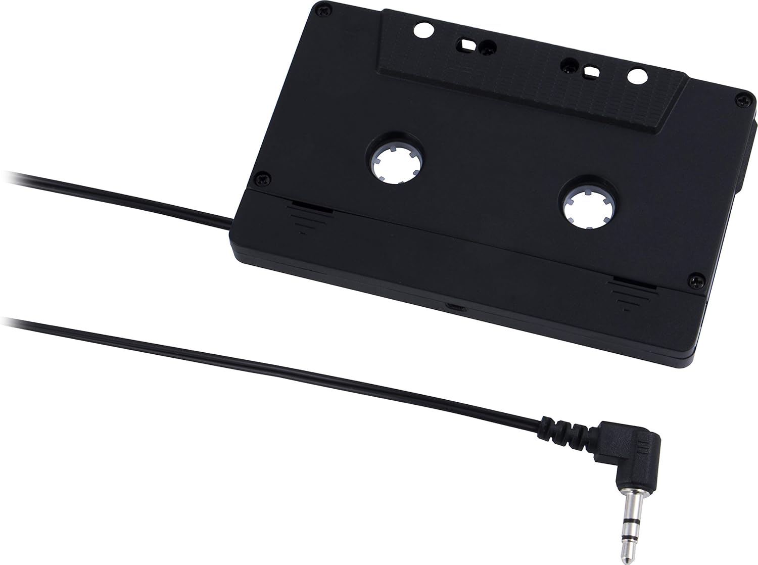 Philips Universal Cassette Adapter with 3.5mm Audio Jack, Black, 24pk