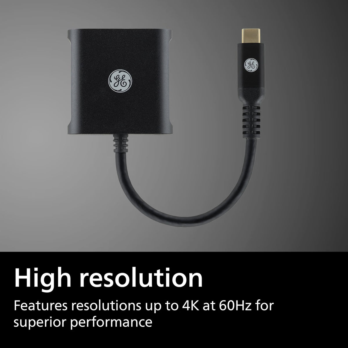 GE-branded USB-C to 4K HDMI Dual-Display Adapter