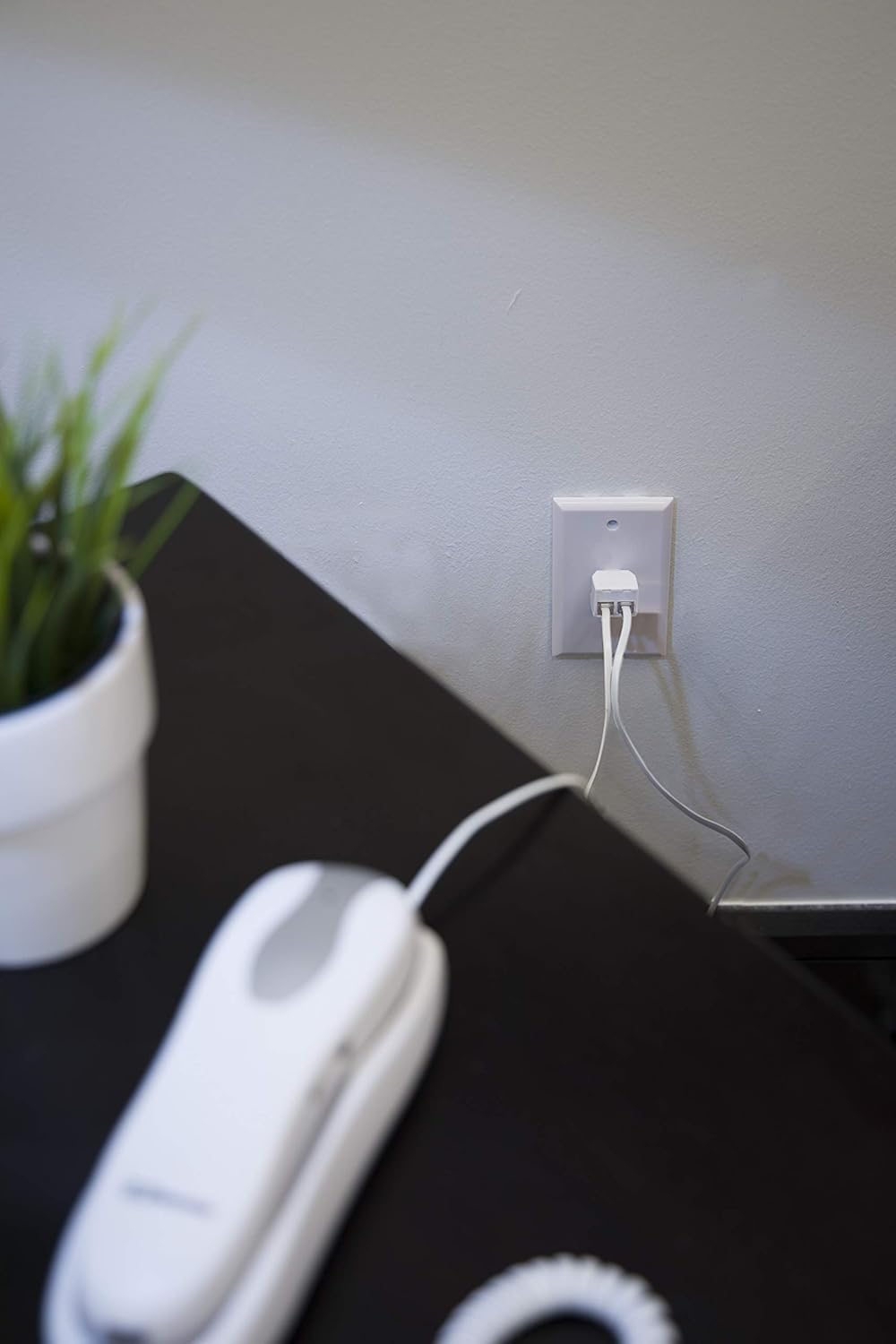 Power Gear White In-Wall Duplex Adapter
