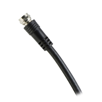 GE 3ft. RG6 Coaxial Cable with F-Type Connections, Black