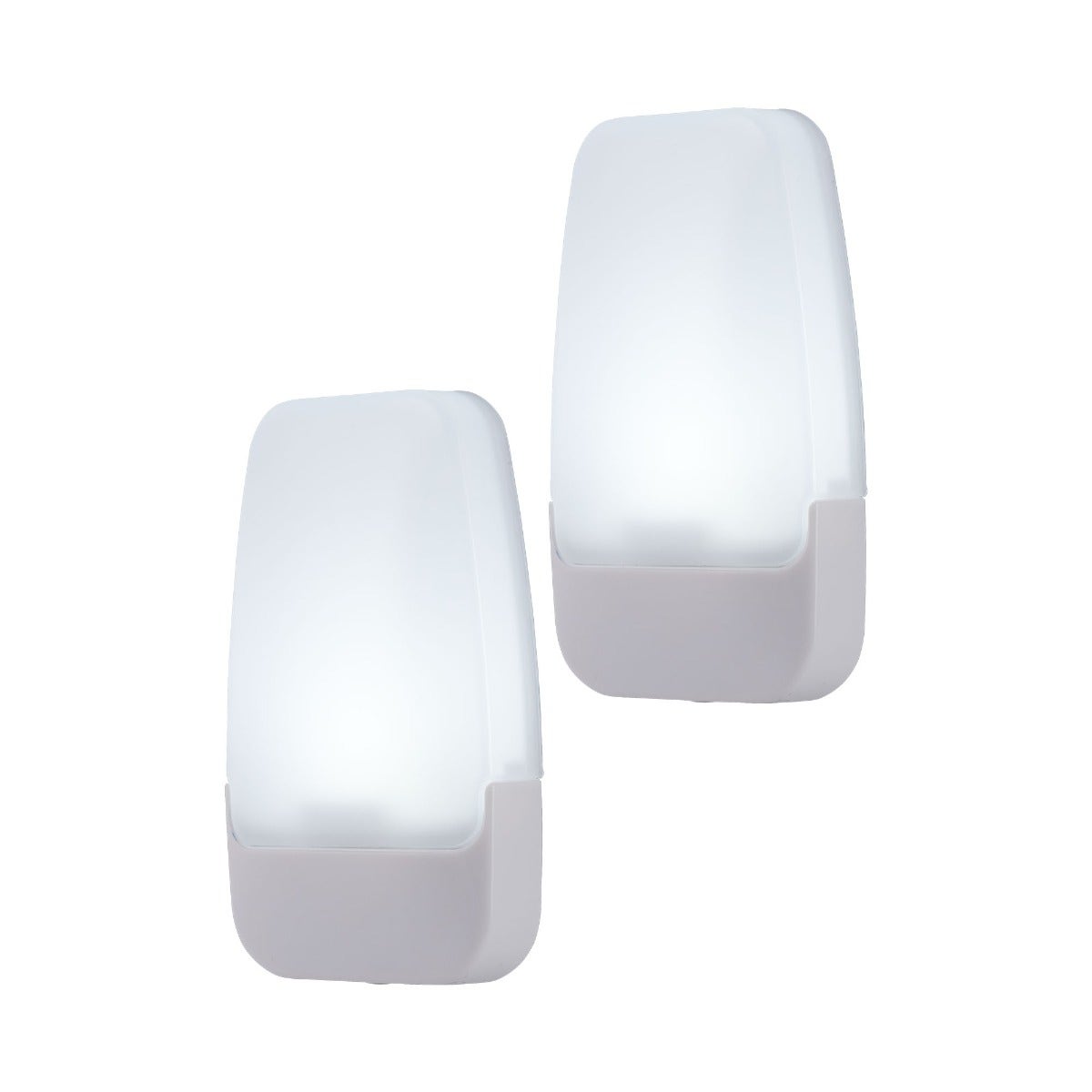 GE Light Sensing LED Night Light, 2 Pack, White