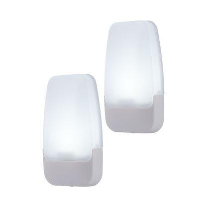 GE Light Sensing LED Night Light, 2 Pack, White