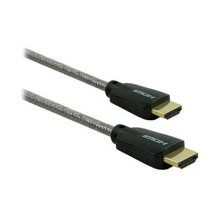 GE Pro Premium 6 ft. HDMI Cable with Ethernet, Silver