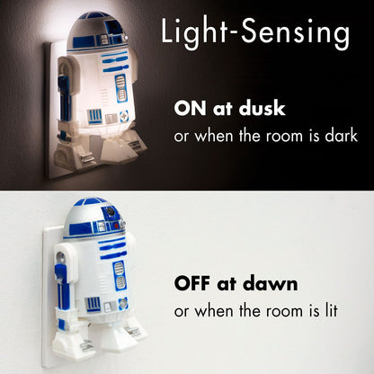 Star Wars R2-D2 Color Changing Light Sensing LED Night Light