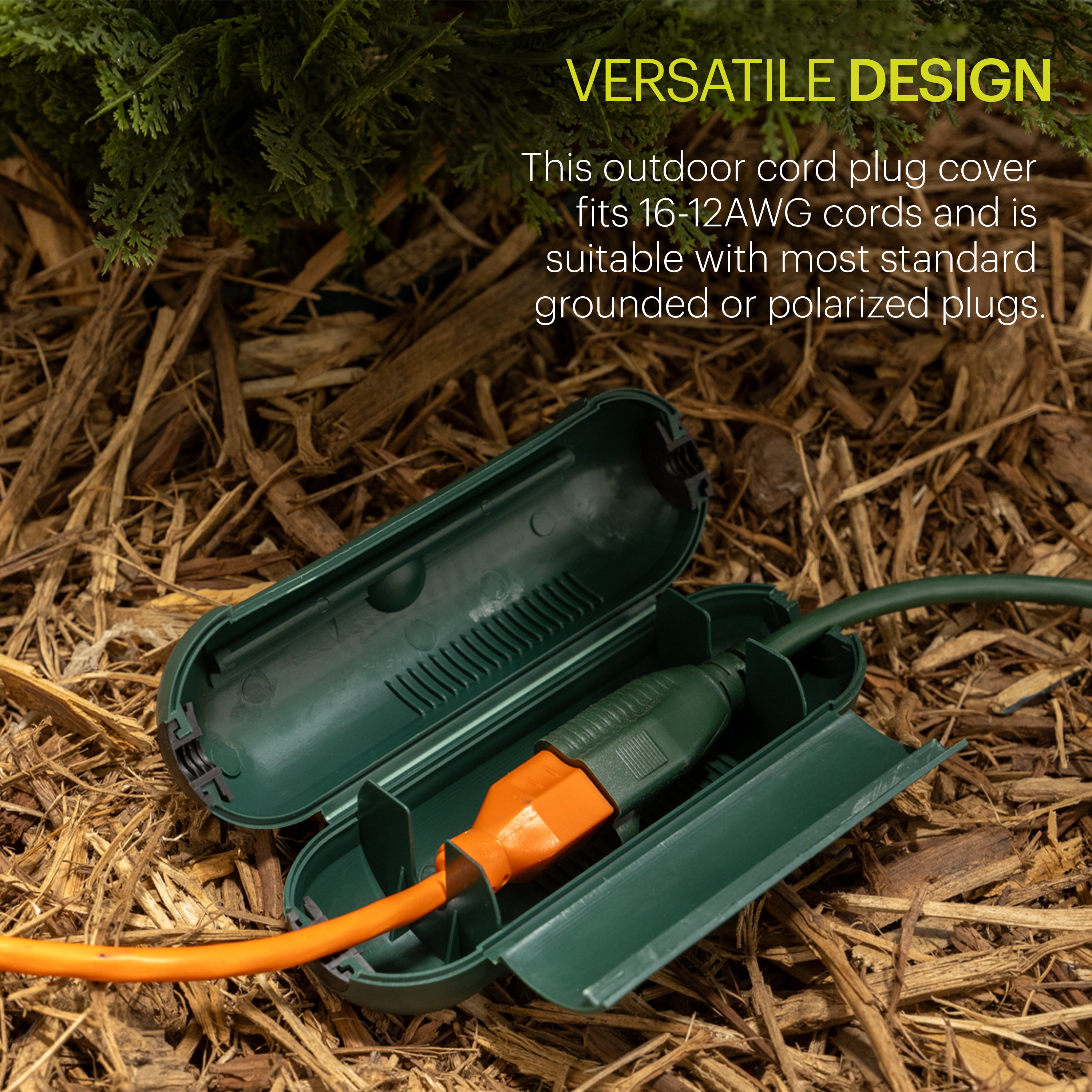 Power Gear Outdoor Cord Cover, Green