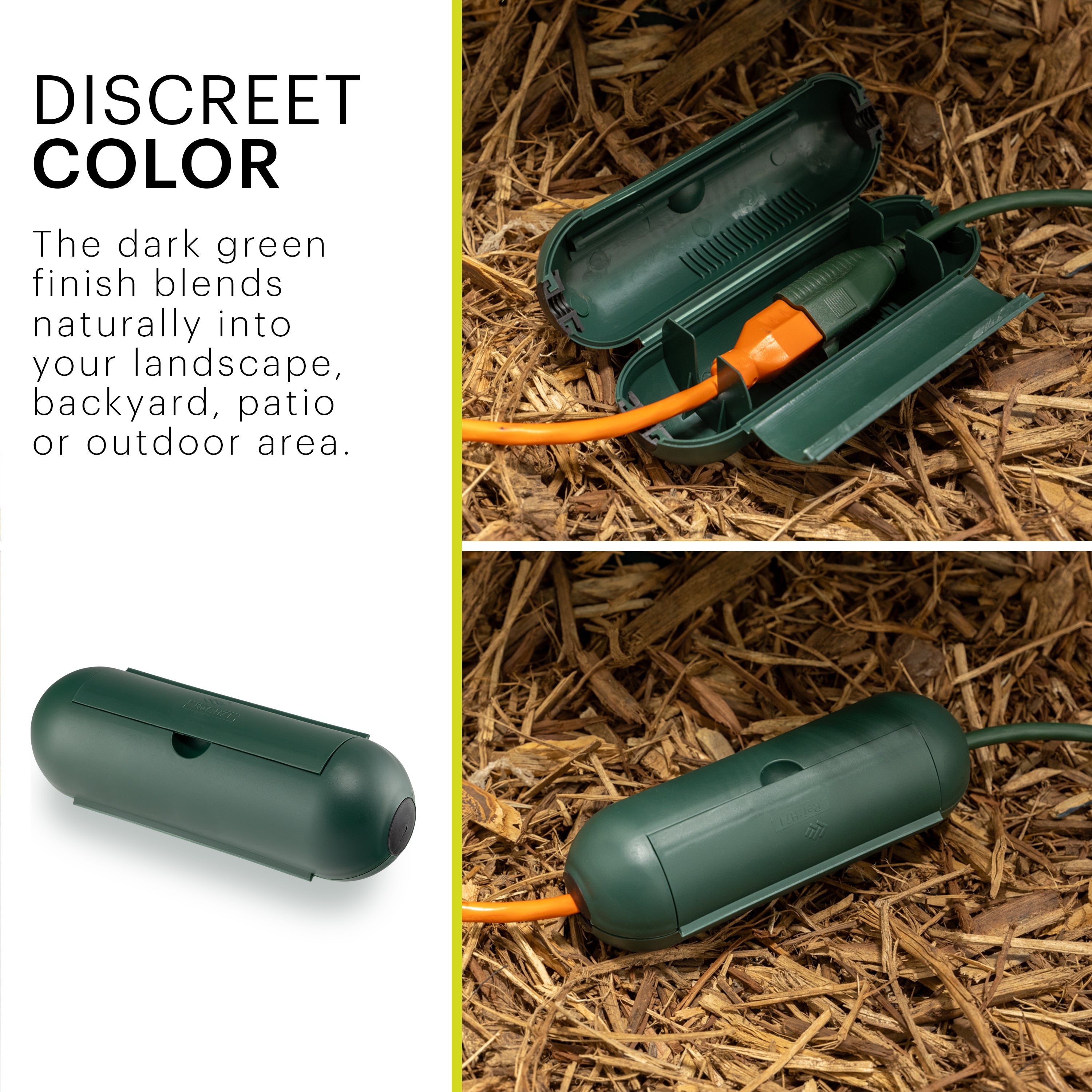 Power Gear Outdoor Cord Cover, Green
