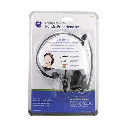 GE Universal All-in-One Hands-Free Headset