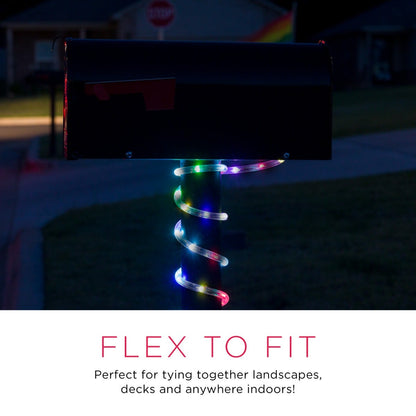 UltraPro Indoor/Outdoor LED Rope Light, 25ft., Color-Changing, Black
