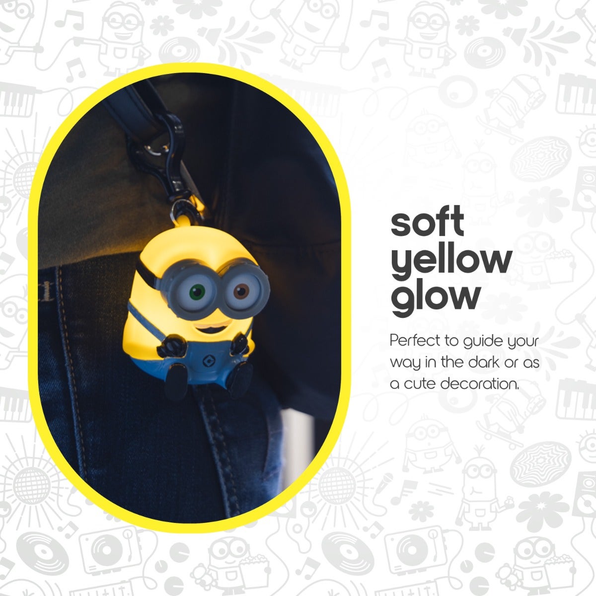 Minions 2 LED Battery Operated Clip Light, Yellow