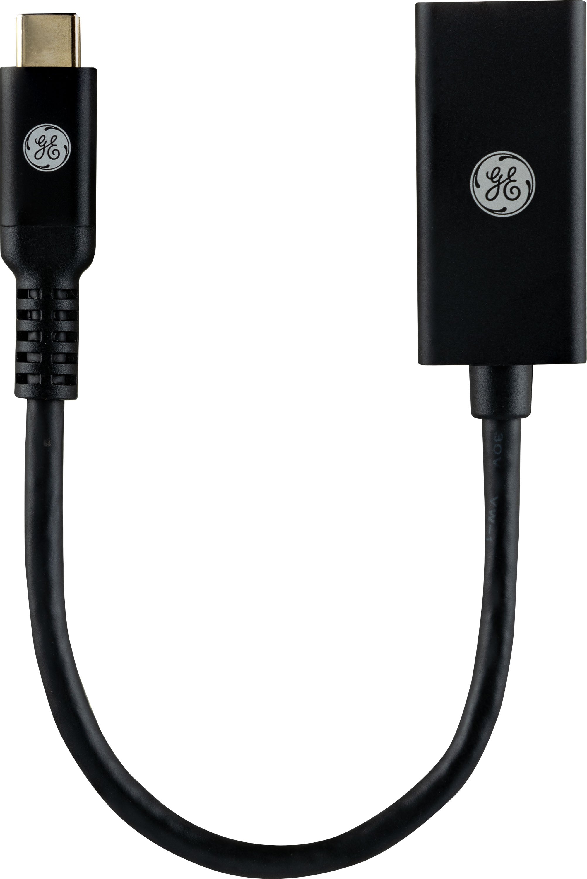 GE USB-C to 4K HDMI Multi-Monitor Adapter, Black