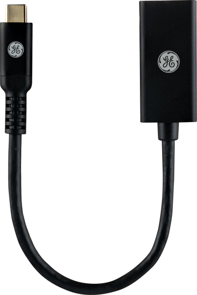 GE USB-C to 4K HDMI Multi-Monitor Adapter, Black