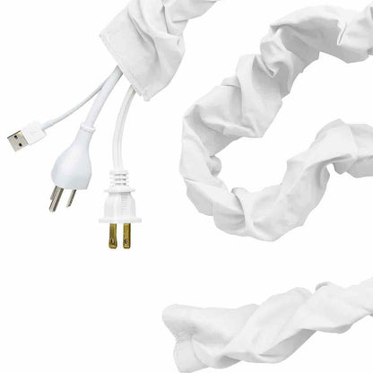 Cordinate 6ft. Fabric Cord Cover, Eggshell