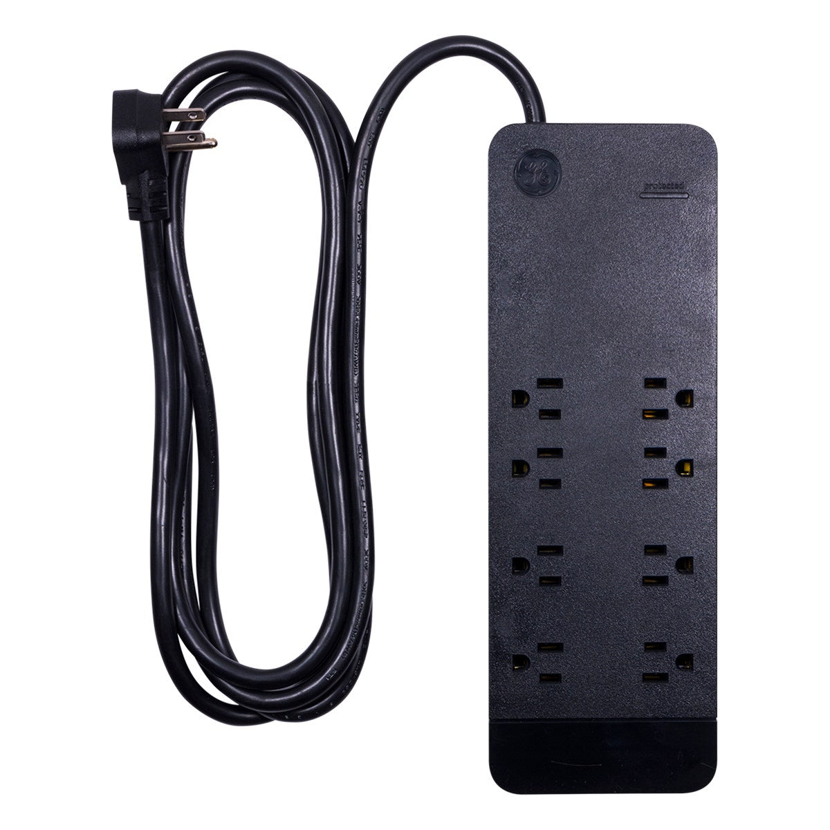 GE 8-Outlet 8ft. Surge Protector, Black