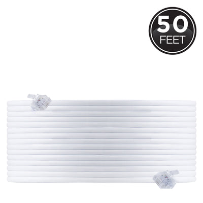 Power Gear 50ft. Line Cord, White