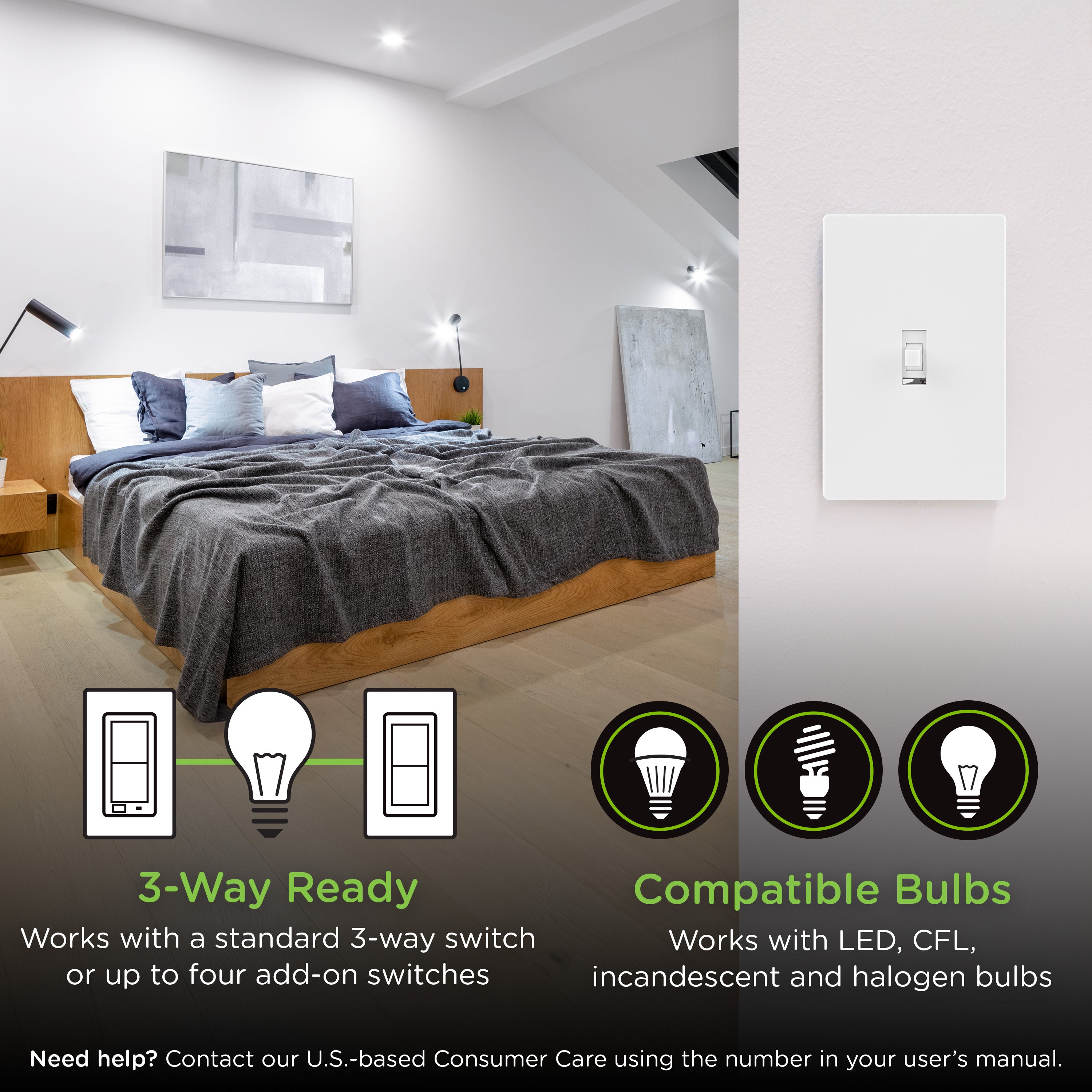 Enbrighten Z-Wave 800 Series In-Wall Smart Switch – Jasco