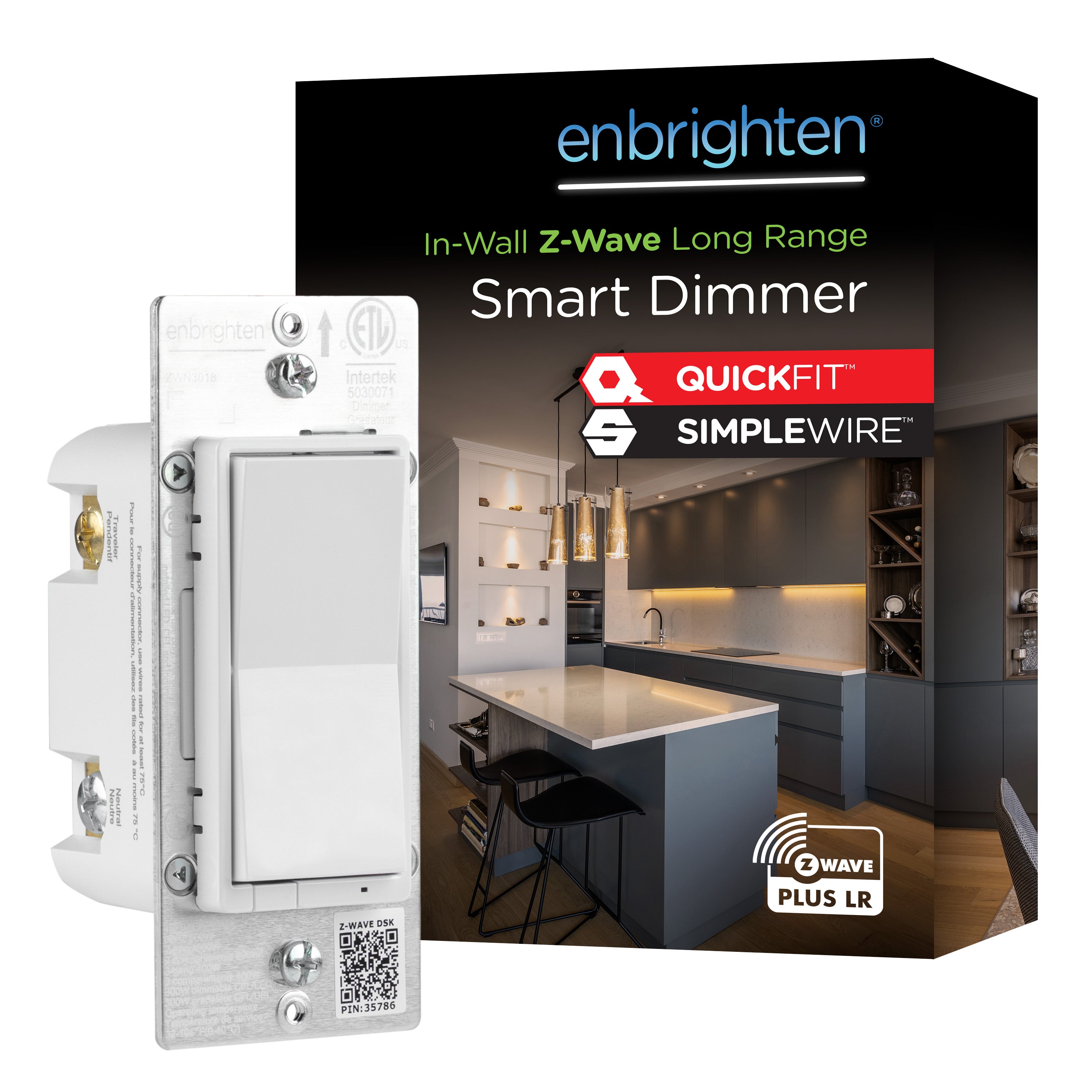 Enbrighten 800 Series Z-Wave Paddle Dimmer – Jasco
