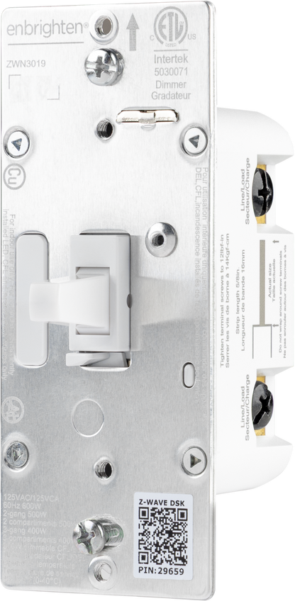 Enbrighten 800 Series Z-Wave Toggle Dimmer