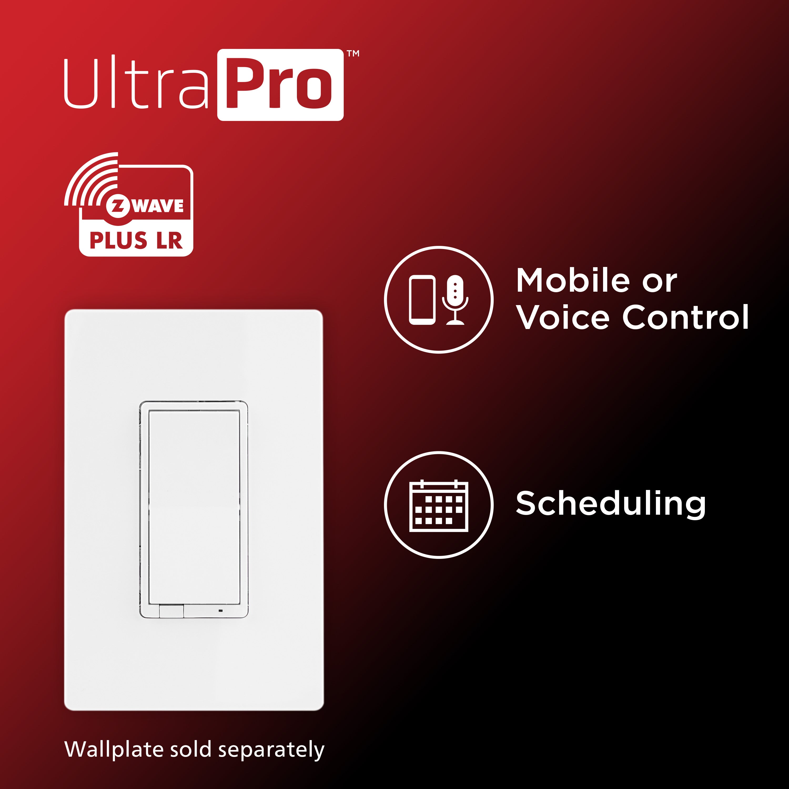 UltraPro 800 Series Z-Wave On/Off Switch, 4 Pack