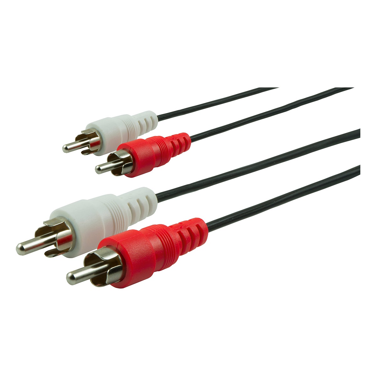 GE 15ft. RCA Audio Cable, Black