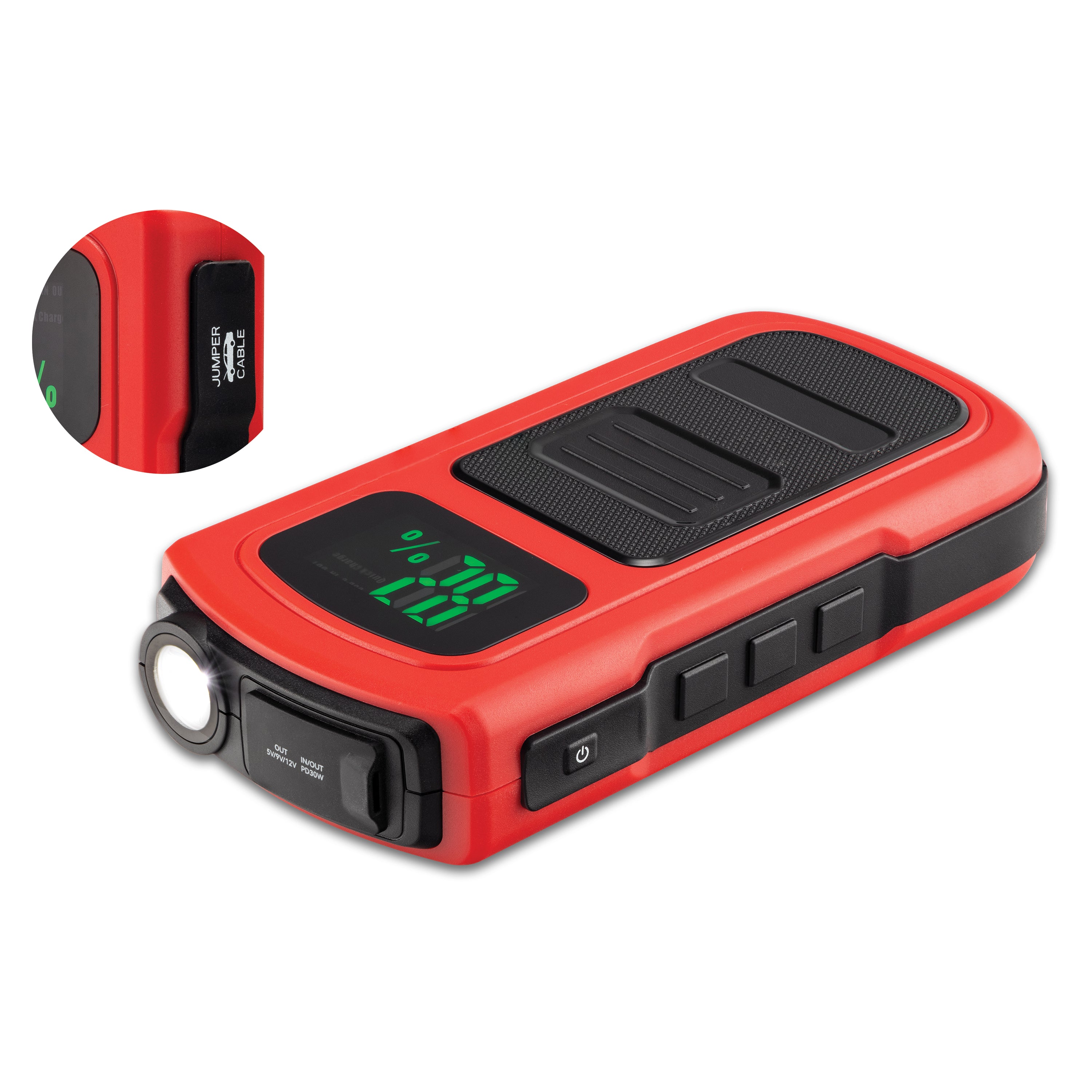 UltraPro Elite Portable Jump Starter, 8000mAh, 800A peak, USB-C, USB-A ports