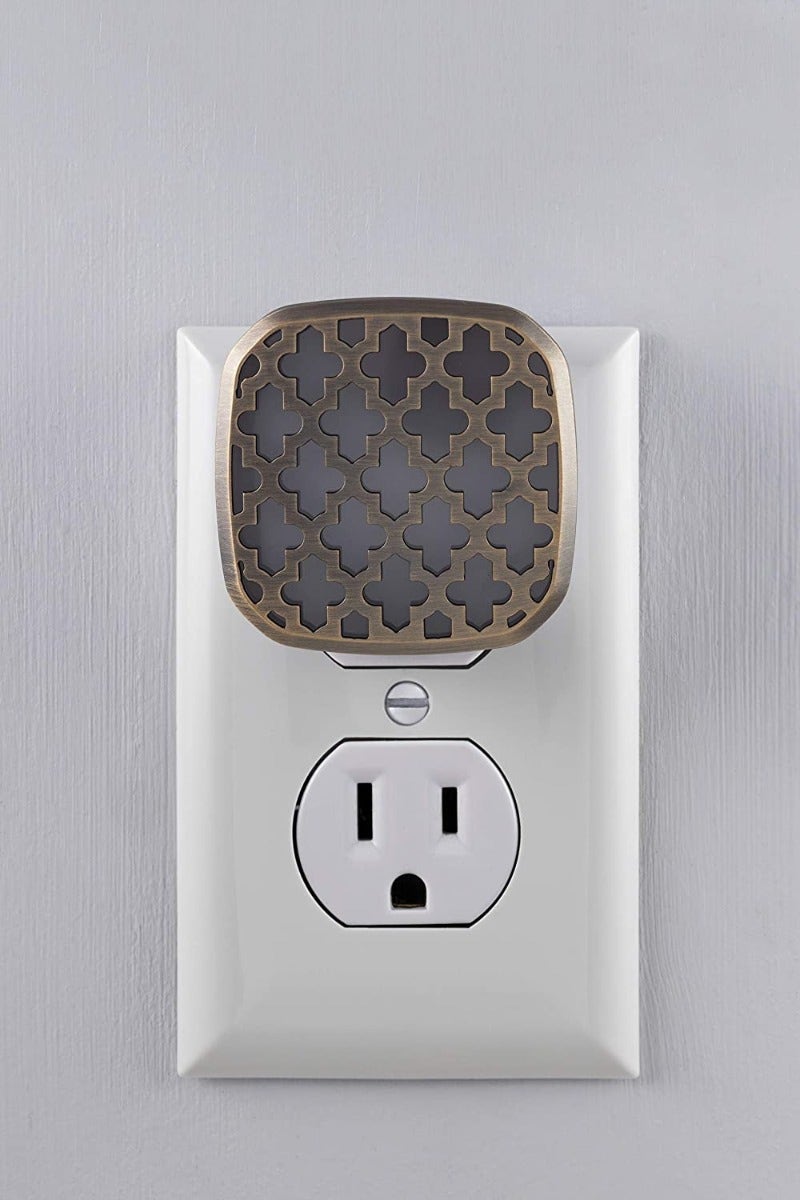 Lights by Night Light Sensing LED Night Light, 2 Pack, Bronze