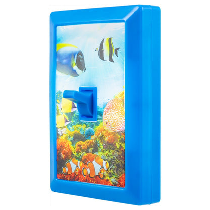 Lights by Night Tropical Fish Battery Operated LED Night Light Switch, Blue