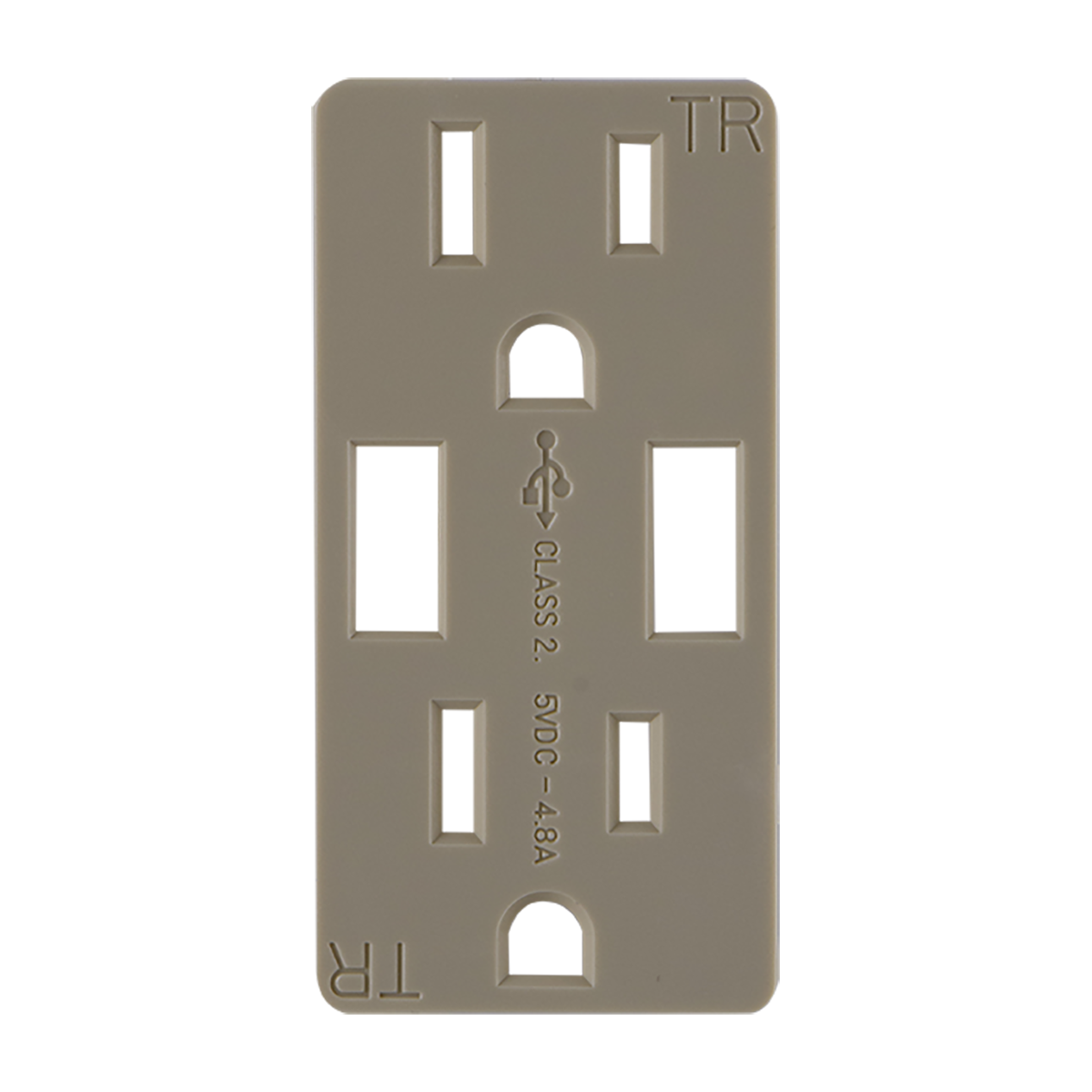 GE Snap-On Faceplate Replacement Plate Cover, Matte Ivory