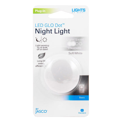 Lights by Night GLO Dot Light Sensing LED Night Light, White
