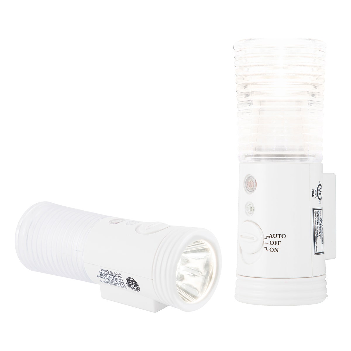 GE 3-in-1 Rechargeable Power Failure Light Sensing LED Night Light, White