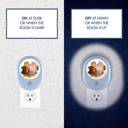 Disney Frozen II Motion-Sensing Light Sensing LED Night Light, Blue